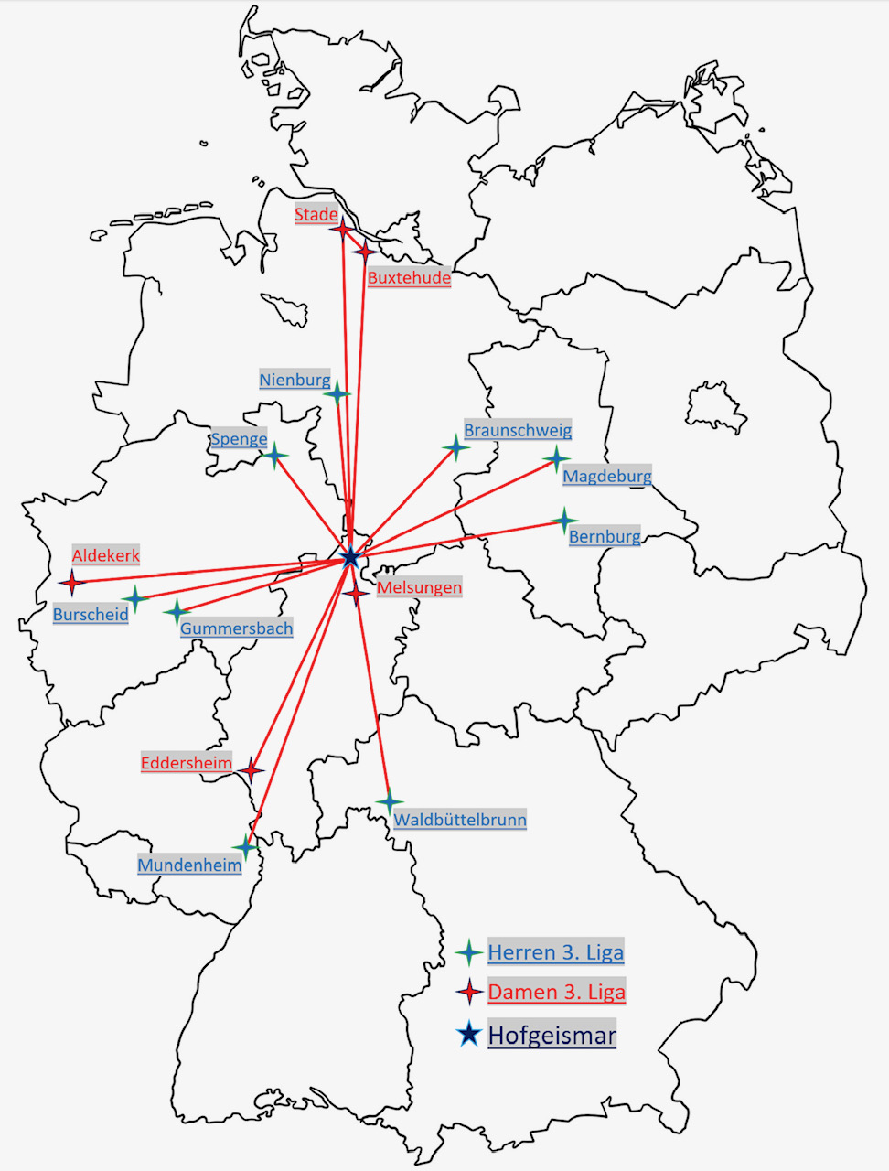 Die 5897 km der Adams Ein Schiedsrichterbericht SHG Hofgeismar